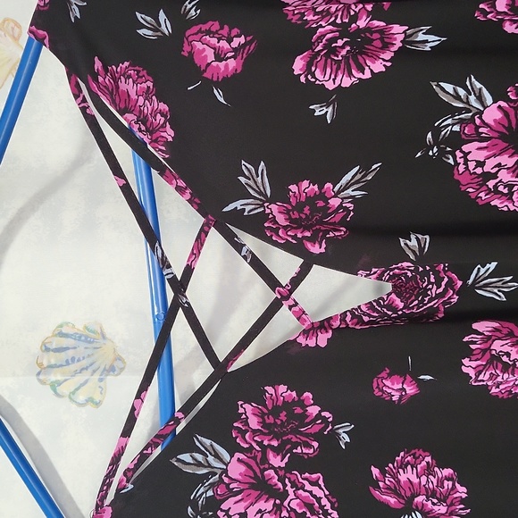 Torrid black and purple blouse - Picture 8 of 8